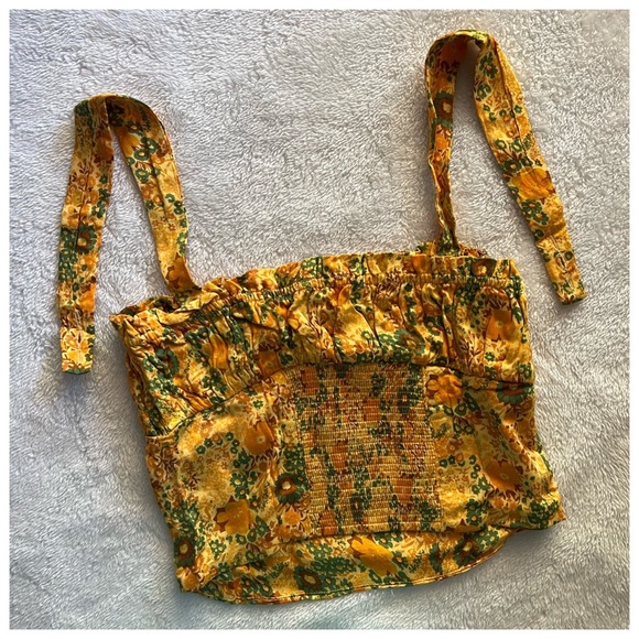 LAST CHANCE Urban Outfitters Valentina Cropped Bustier Tank Top - Picture 3 of 12